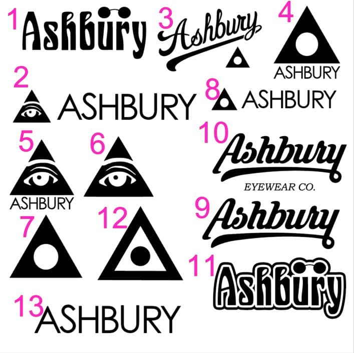 ASHBURY　アシュベリー　ステッカー ASHBURY アシュベリー ステッカー ASHBURY アシュベリー ステッカー