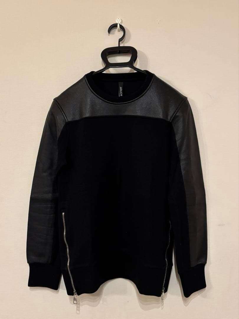 NEIL BARRETT レザー トレーナー ニールバレット Neil Barrett グラフィックプリントスウェット