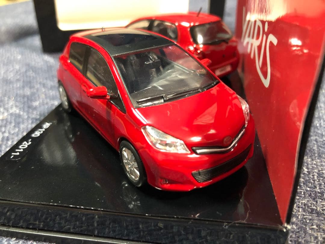 1/43 カスタム トヨタ ヤリス NCP9(2代目) XP130(3代目) 赤