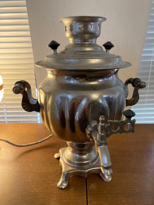 アンティーク サモワール ロシア 電気湯沸かし器 - メルカリ