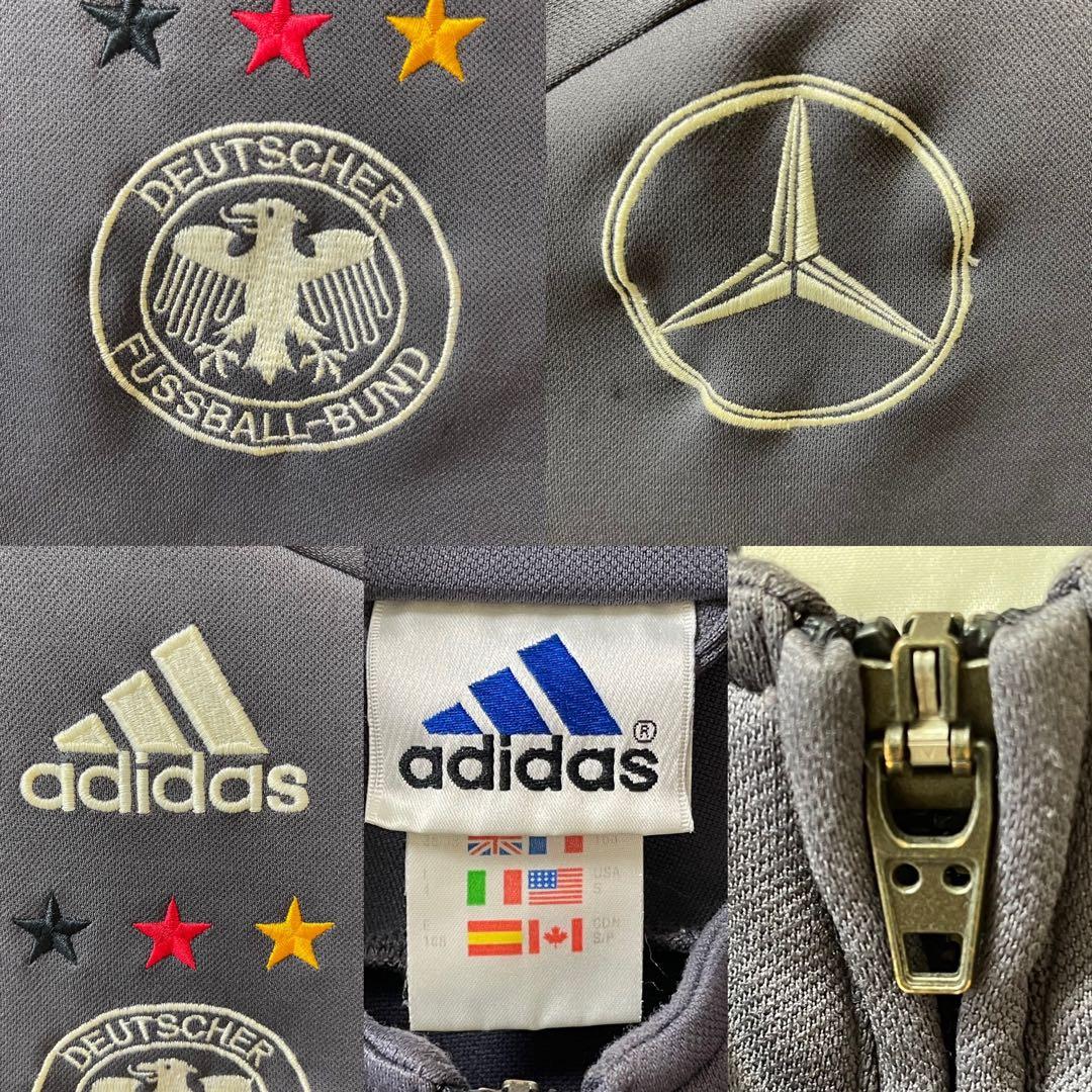 90s】サッカードイツ代表 アディダス刺繍トラックジャケット古着