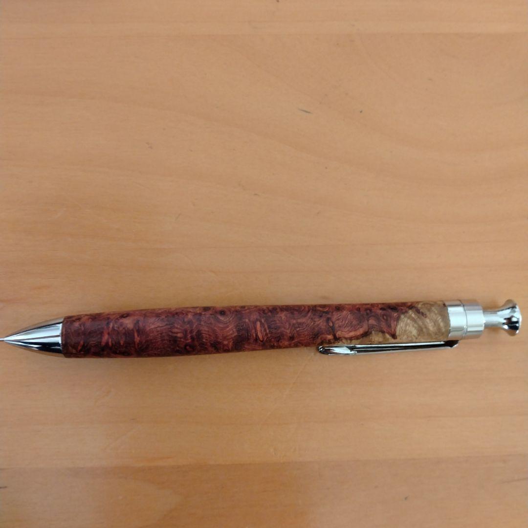 こぶた工房　花梨紅白　シャープペンシル　0.5mm