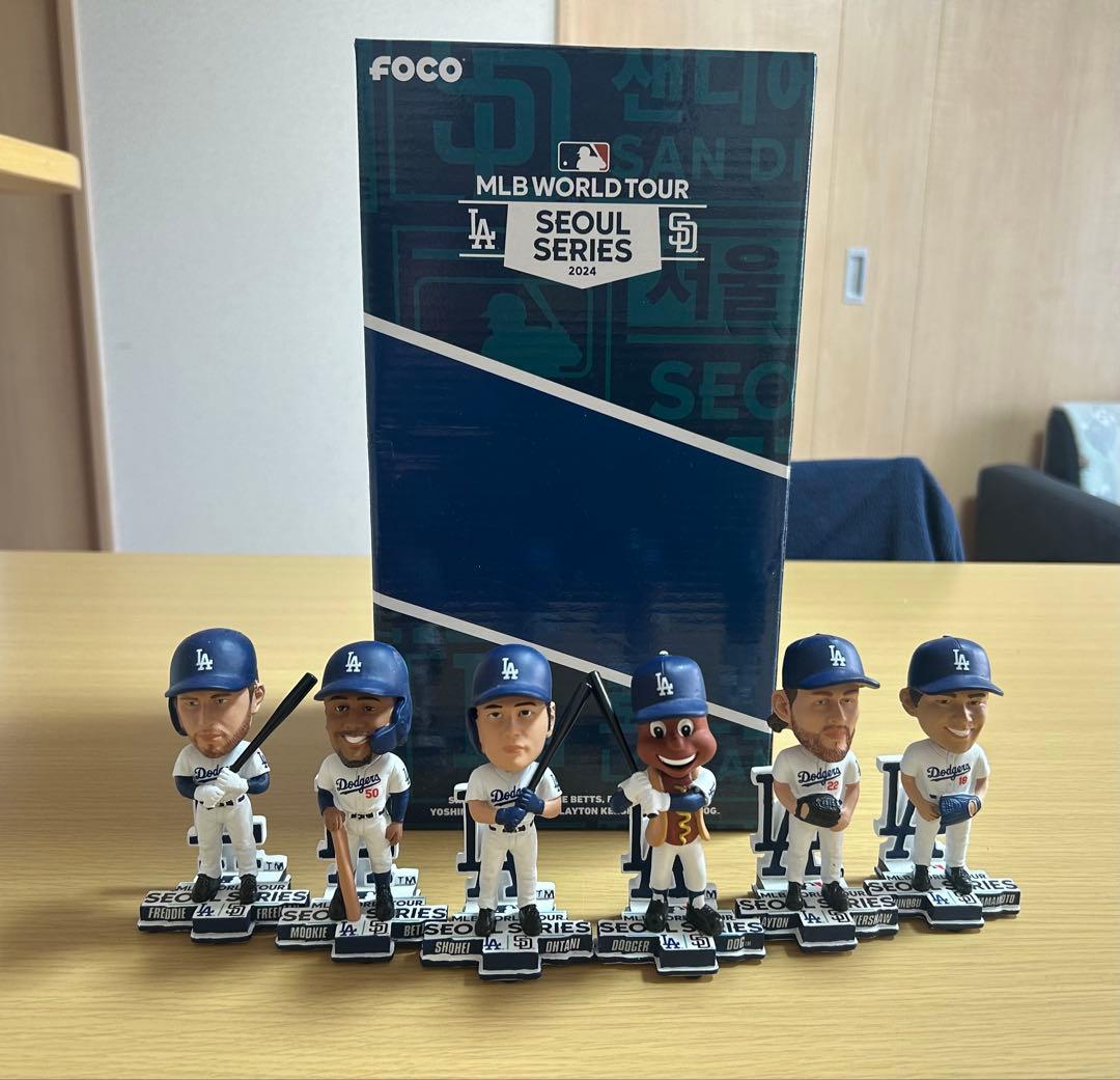 ドジャース！SEOUL SERIES 2024 ボブルヘッド MLB 大谷翔平 ドジャース ボブルヘッド ソウルシリーズ 2024 SEOUL