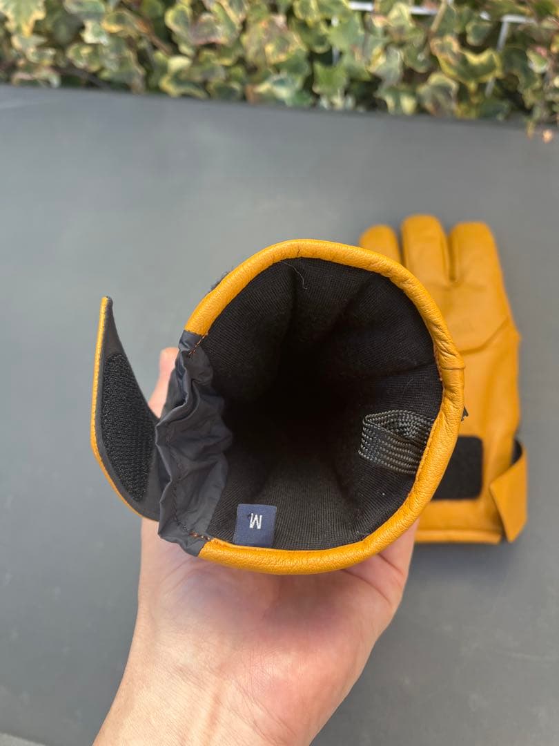 モンベル ウインター レザーグローブ カラー タン サイズM 1118847