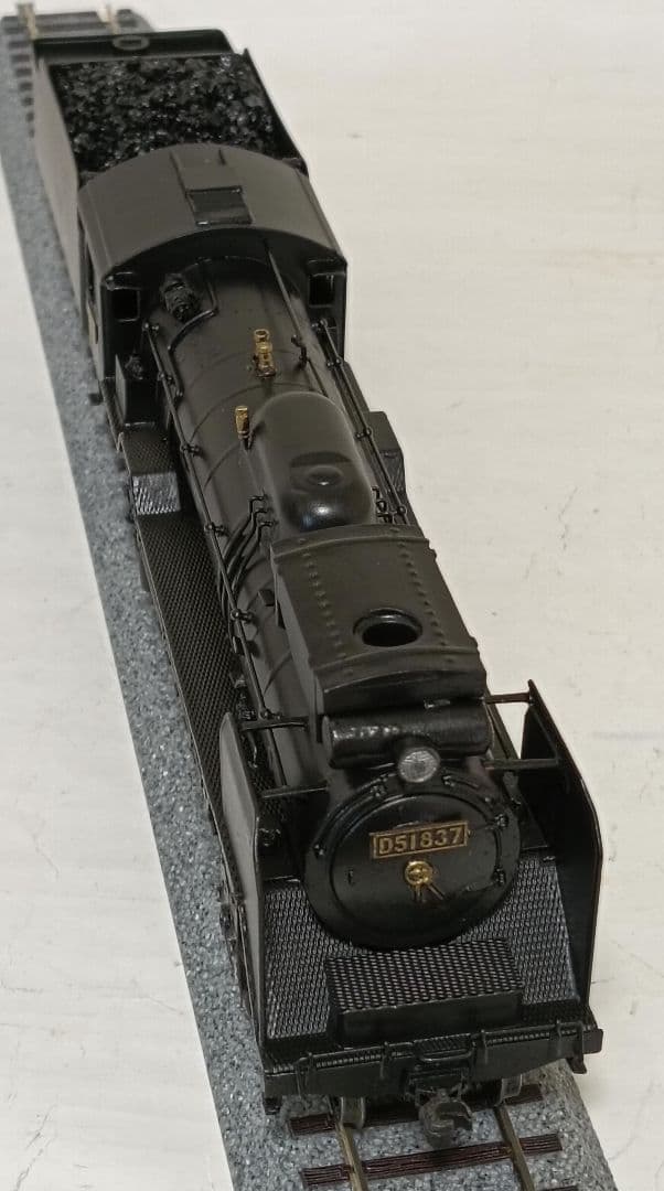 n*o様 HOゲージ アダチ D51蒸気機関車 集煙装置付 モーター交換