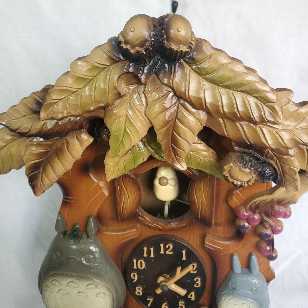 希少 当時物 となりのトトロ 掛け時計 からくり時計 アニメーション