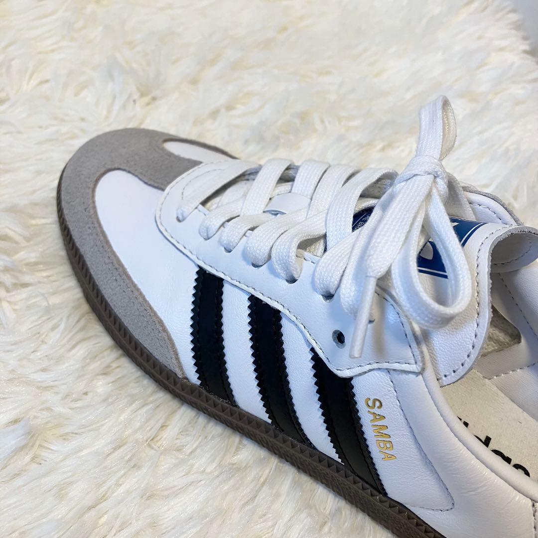 【ほぼ未使用】adidas SAMBA OG サンバ ホワイト 24.5cm