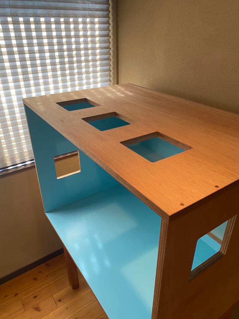 アクタス風 オーダーメイド学習机 木製 美品（W97×D62×H138cm