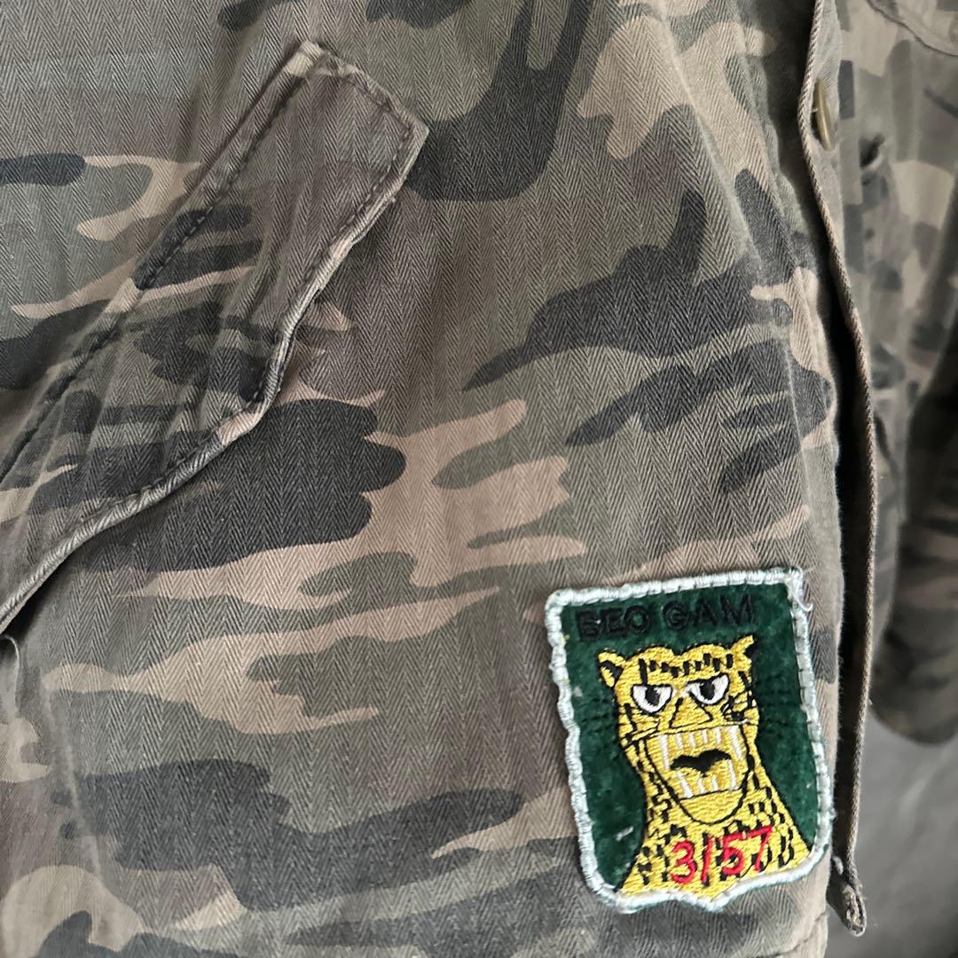 ニコアンド 迷彩 ミリタリー カモフラージュジャケット - メルカリ