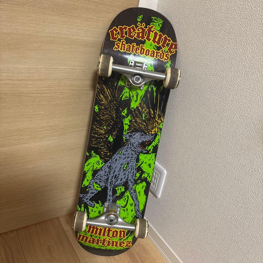 クリーチャー　Creature 8.6 スケボー　コンプリート CREATURE（クリーチャー） スケボー デッキ 8.6 BAEKKEL BLK MTL PRO
