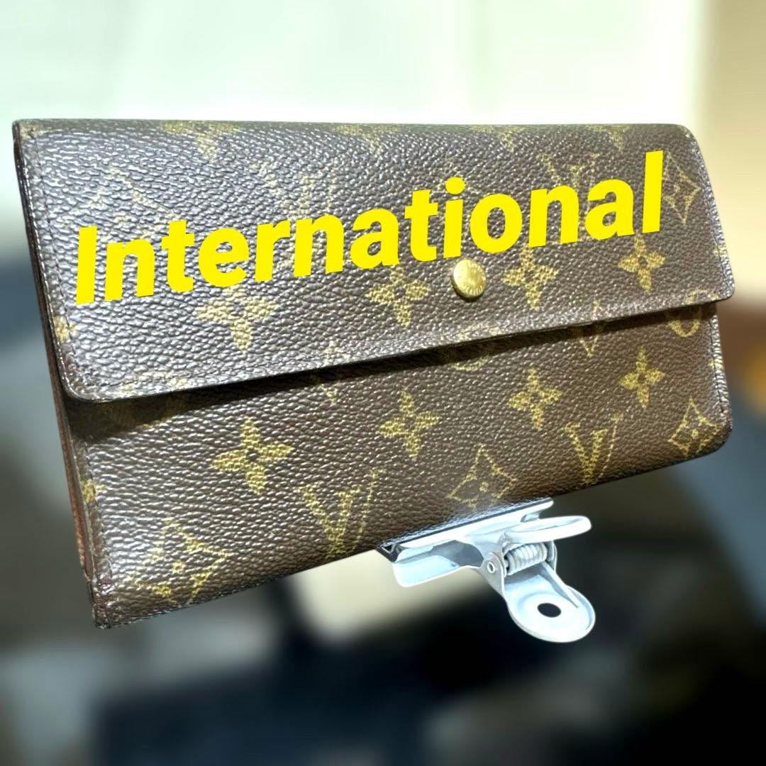 ⑥★優良品♪モノグラム 三つ折り長財布 LOUIS VUITTON（ルイ・ヴィトン） 財布/三つ折り 長財布