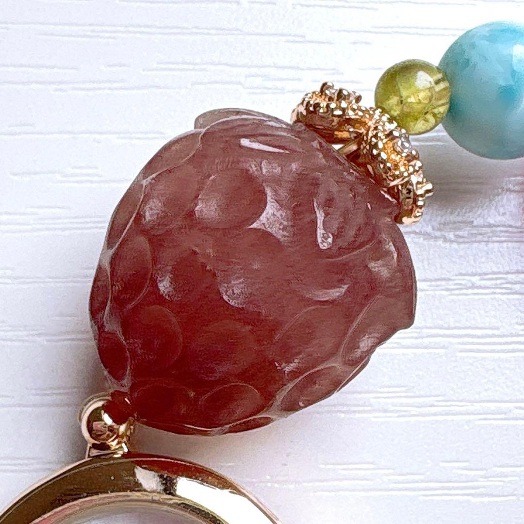 みーちゃん様♥️ラリマー＆アラシャン くま・ストロベリー大粒いちご