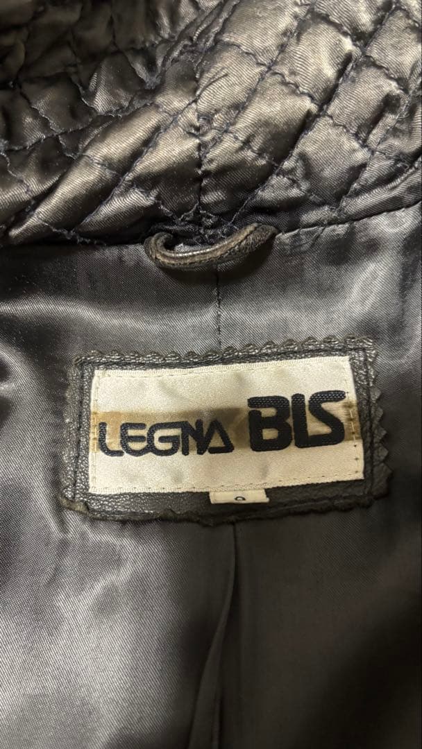 90s ラムレザー フーディコート フェード 個性的 モード ギミック BIS