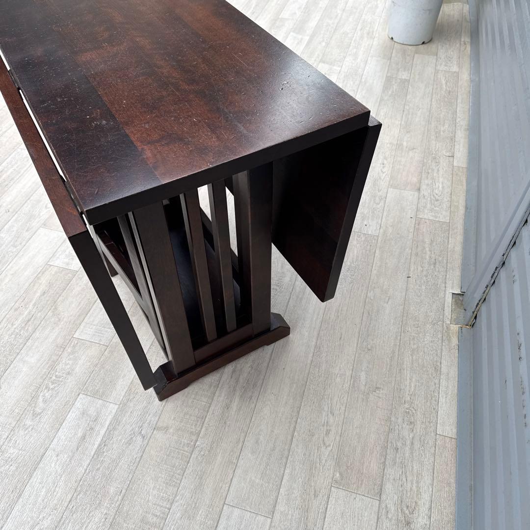 北海道民芸家具 ダイニングテーブル バタフライ 折りたたみテーブル 北