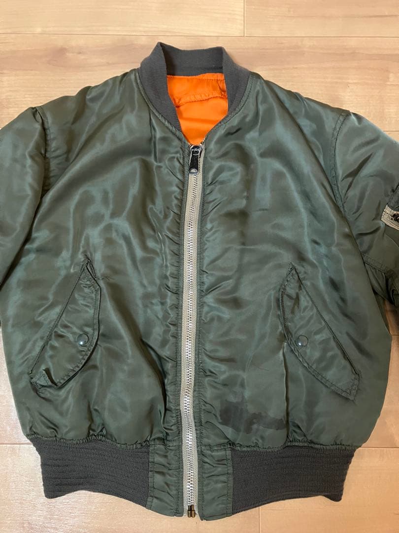 70s MA-1 MIL-J-8279E (USAF) CONCORD製 古着 70s CONCORD MA-1 MIL-J-8279E (USAF) ミリタリー リバーシブル