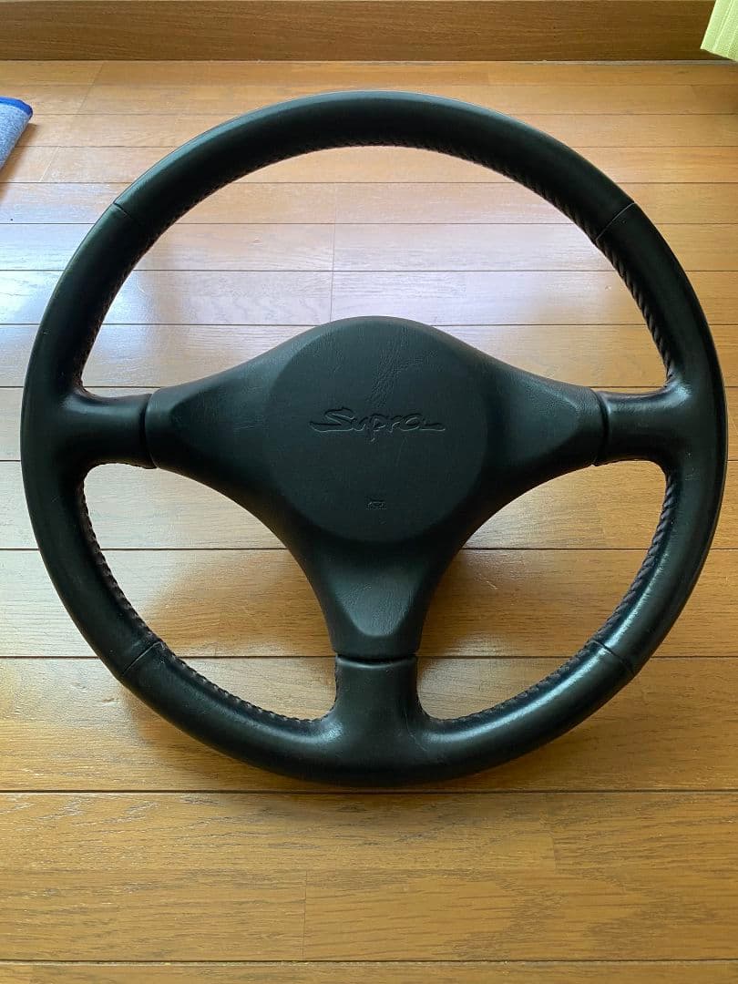 80スープラ　純正ステアリングホイール　ワイスピ　ポールウォーカー　希少 80スープラ 純正ステアリングホイール ワイスピ ポールウォーカー 希少