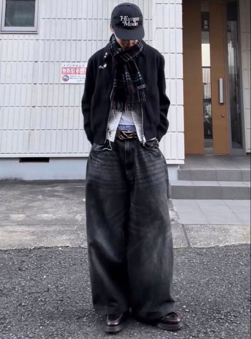 Hu0026Mスーパーバギーデニム 円堂守着用fti fuckthisindustry-通販