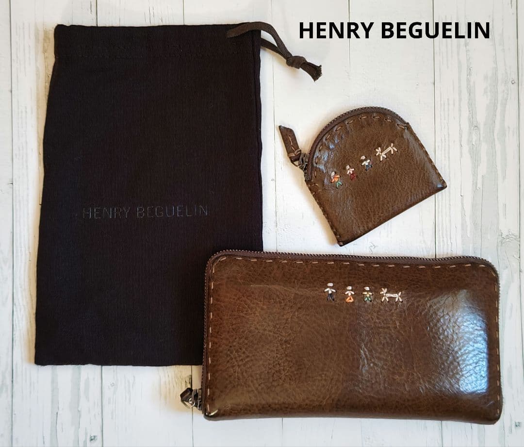HENRY BEGUELIN OCEAN ダブル 小銭入 HENRY BEGUELIN OCEAN ダブル 小銭入 HENRY BEGUELIN OCEAN ダブル 小銭入