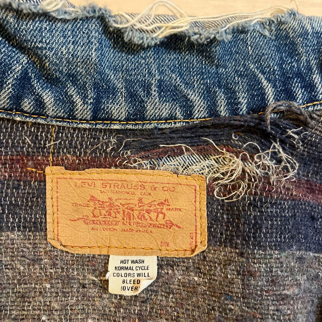 60's-70's Levi's 70505 BIG E ブランケット 鬼アタリ