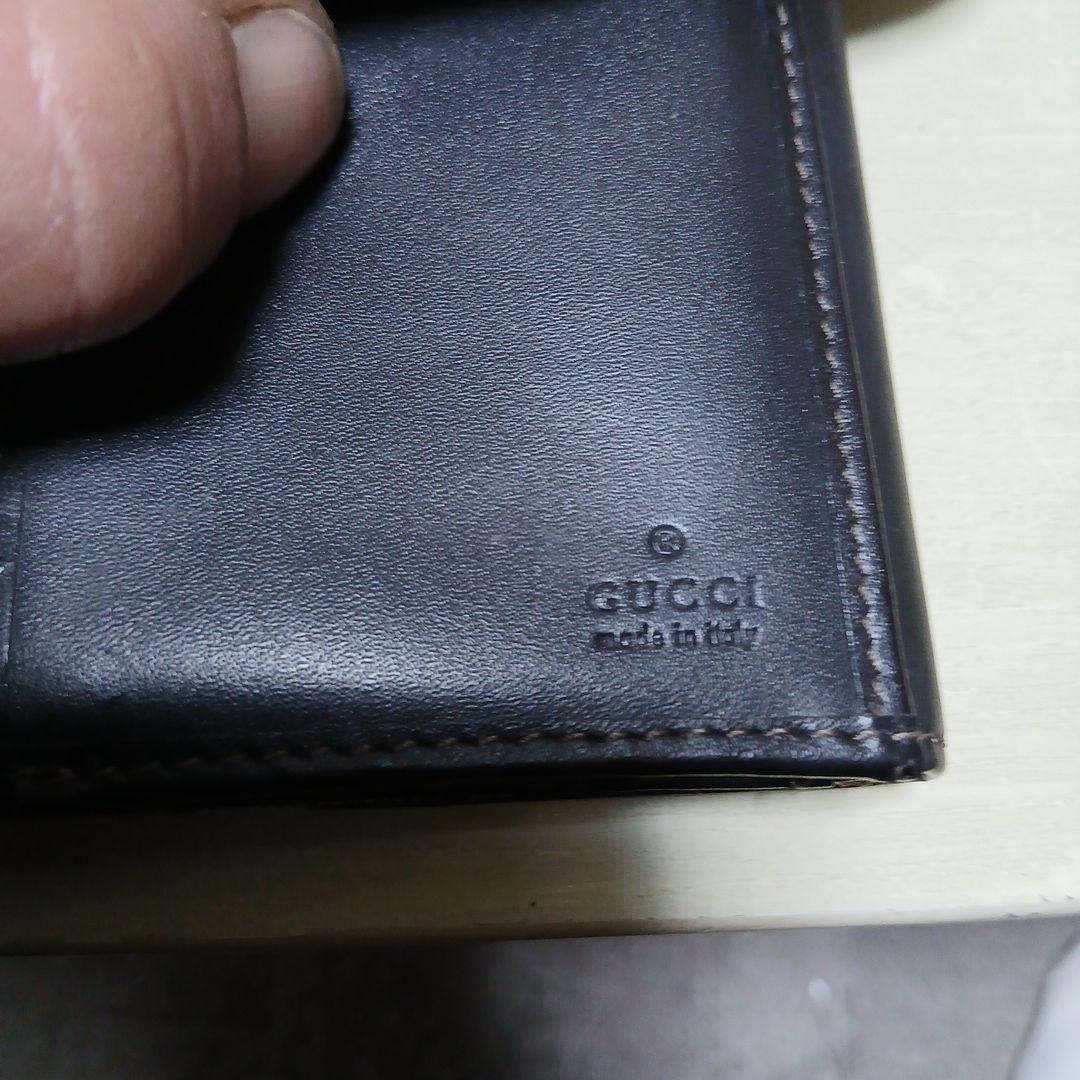 GUCCI GGロゴ ストライプ 長財布