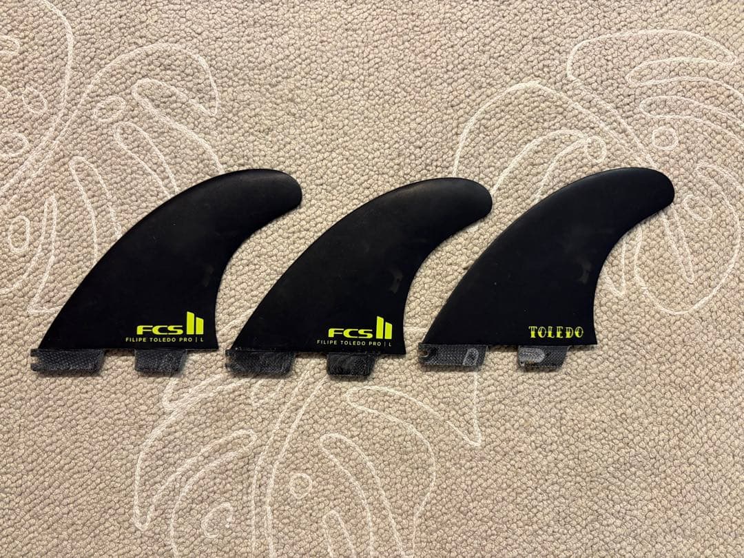 FCS II Filipe Toledo Pro II L フィン 3枚セット FCS II Filipe Toledo PG Pro Tri Fin Set - FCS US