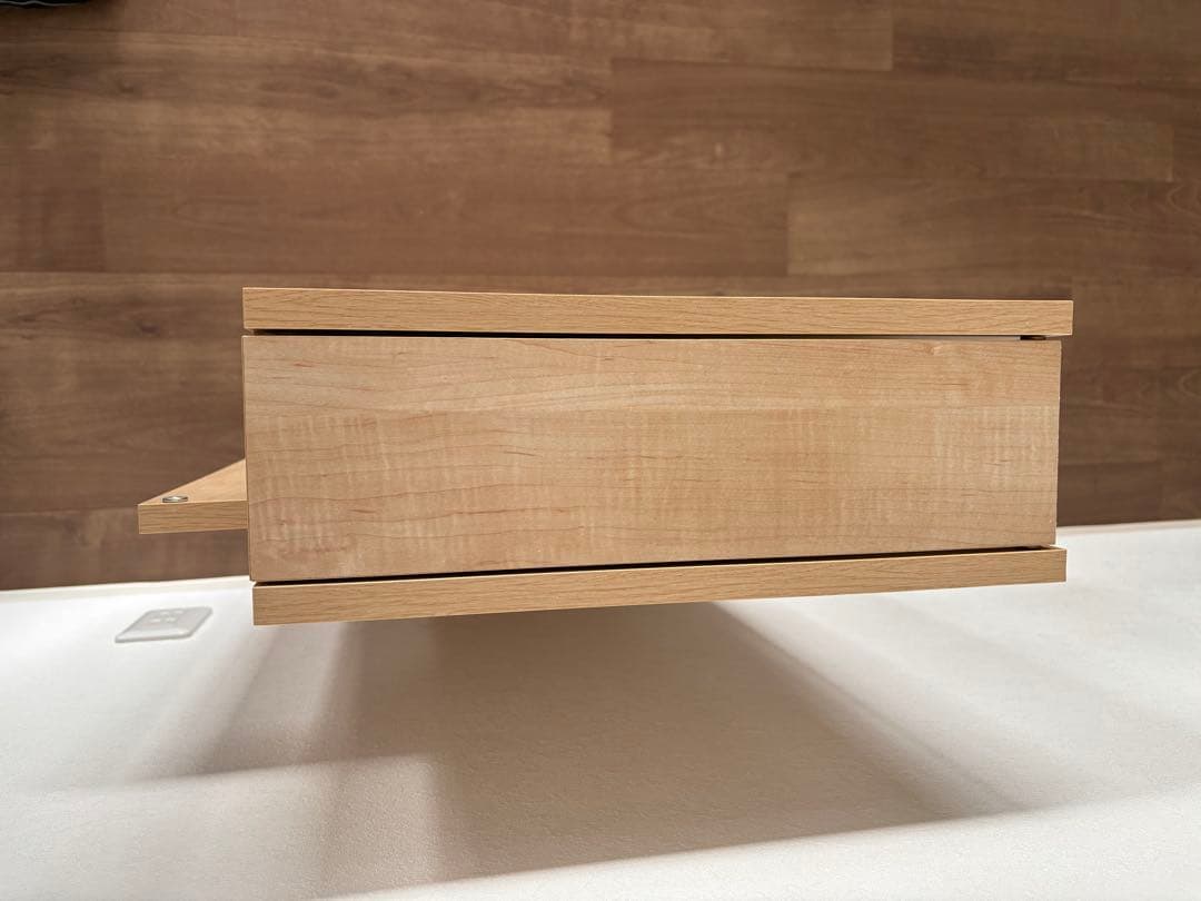 美品！木製Wi-Fi ルーターボックス　縦型収納ラック 14.5X40XH85㎝