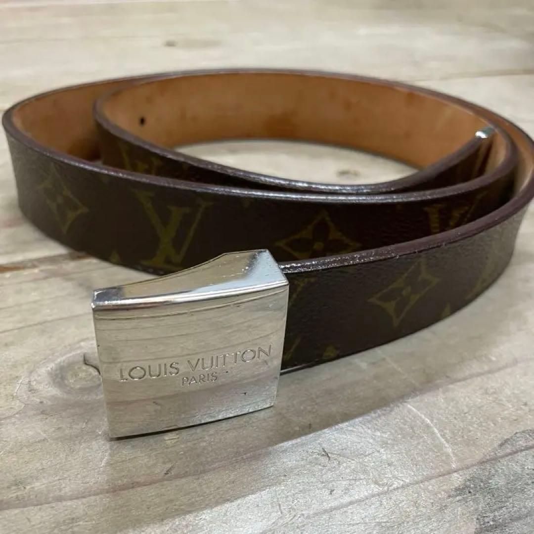 LOUIS VUITTON ベルト モノグラム サンチュール キャレ 7＊60 LOUIS VUITTON（ルイ・ヴィトン） モノグラム サンチュール キャレ 腰