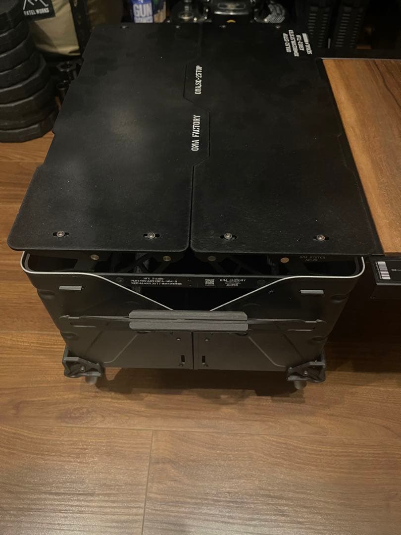 シェルフコンテナ OMA Factoryカスタム シェルコンigtテーブル