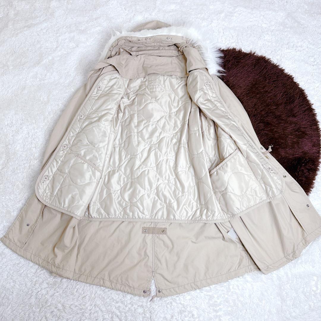 SNIDEL × ALPHA INDUSTRIES コラボ モッズコート ファー