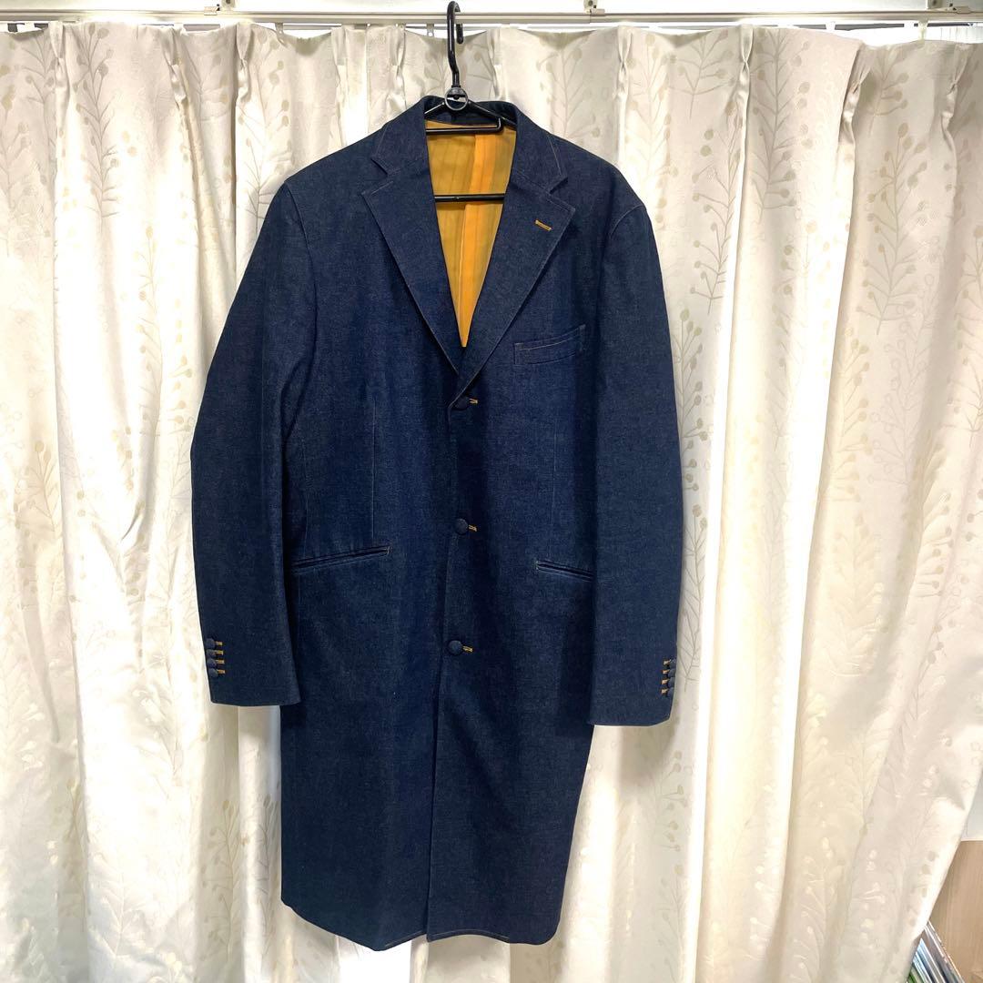 極美品】DIESELBLACKGOLDチェスターコートスタッズ36