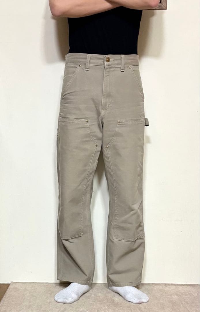 90年代 USA製 Carhartt カーハート ダブルニー ダックペインターパンツ
