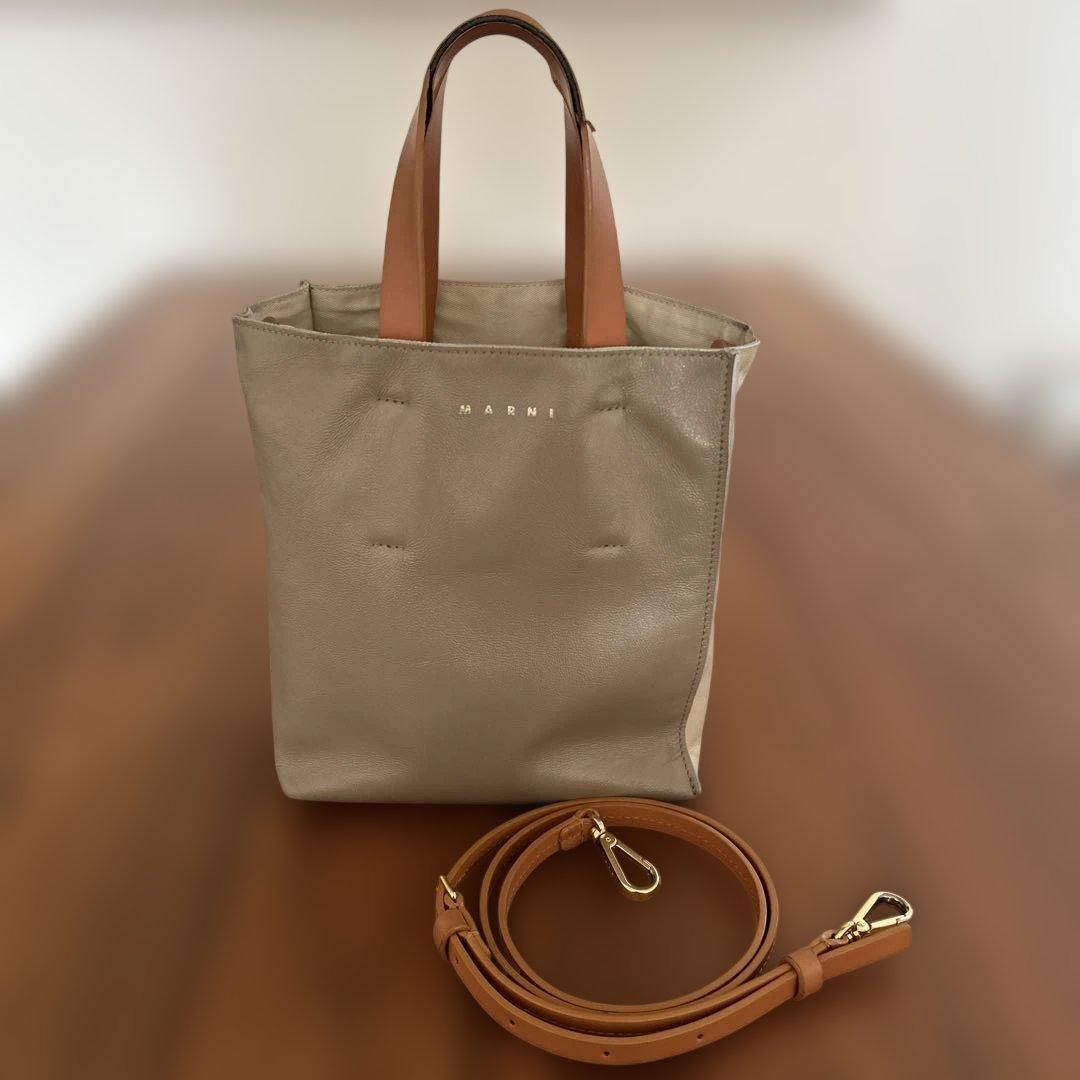 MARNI ミュゼオ ハンドバッグ2way ショルダー マルチカラー - メルカリ