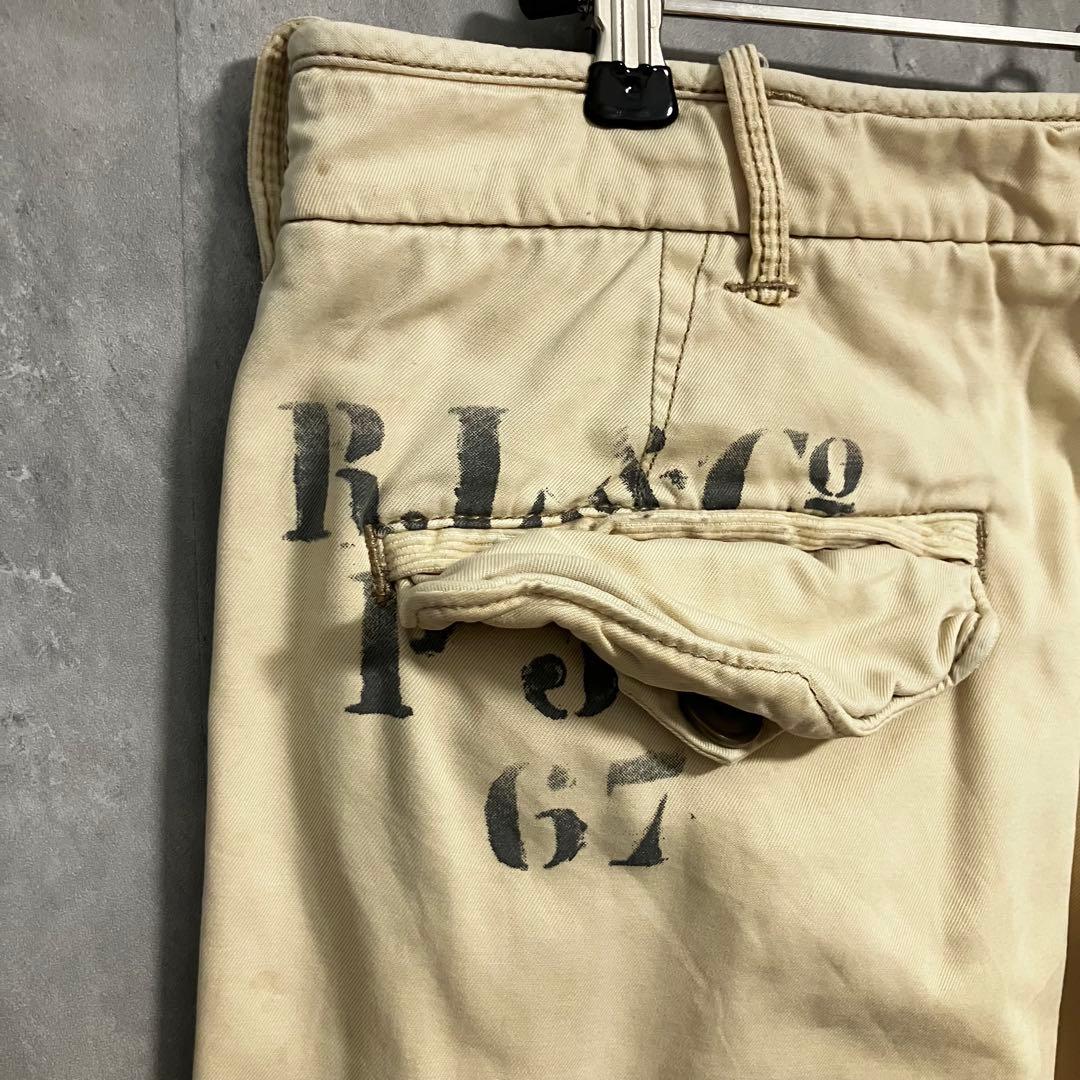 90s POLO JEANSチノパン34/31ボロ雰囲気系TALONアメリカ国旗 - メルカリ
