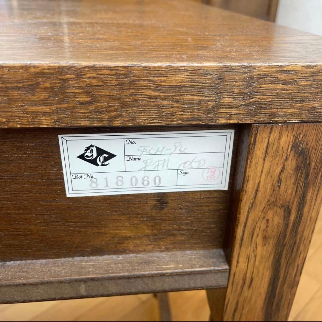 美品】葉山ガーデン 葉山家具 ナラ材 一枚板 学習机 デスク