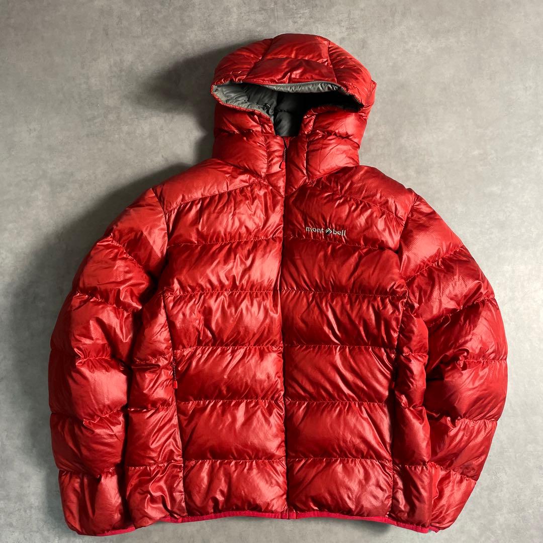 mont-bell ライトアルパインダウンパーカ レッド y2k モンベル