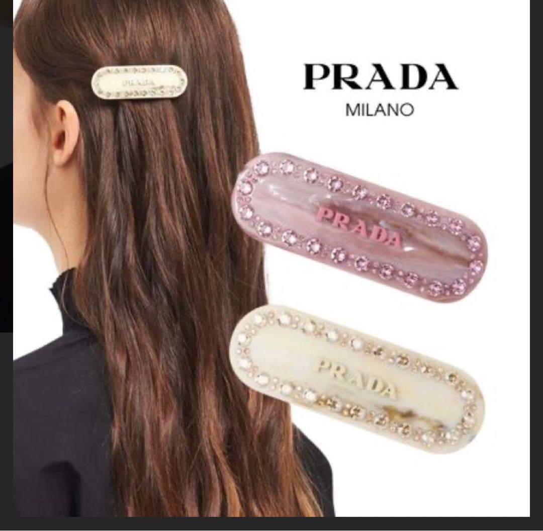 正規品⭐︎PRADA プラダ ヘアクリップ.ヘアバレッタ - メルカリ