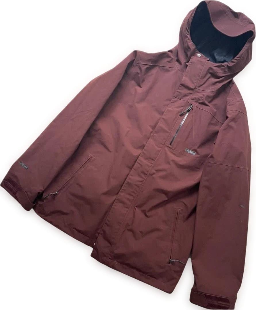 【人気】VOLCOM ボルコム GORE-TEX L スノボウェア　ボルドー 人気】VOLCOM ボルコム GORE-TEX L スノボウェア ボルドー 人気