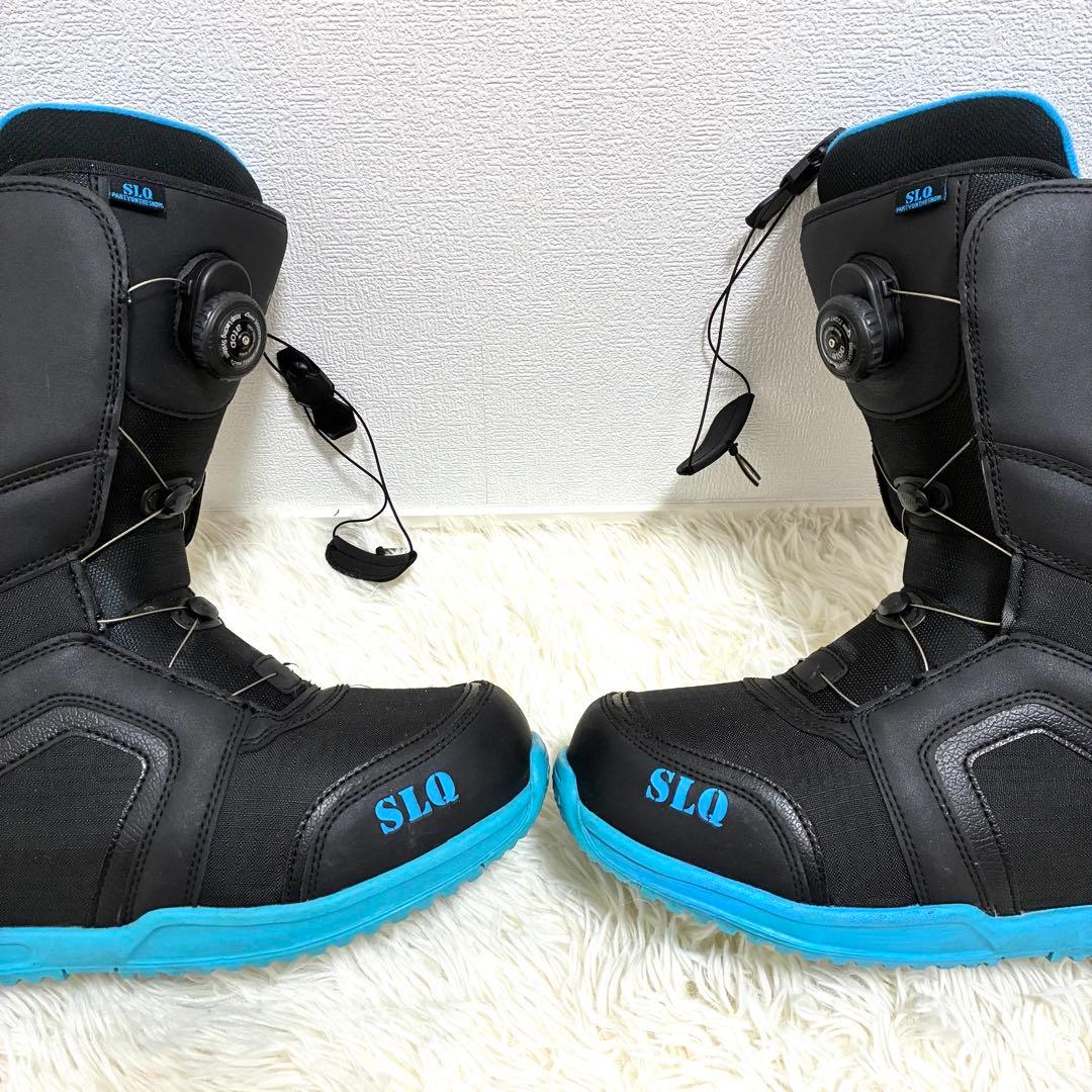 美品】SLQ BOA スノーボードブーツ 黒×青 メンズ27.0/27.5 - メルカリ