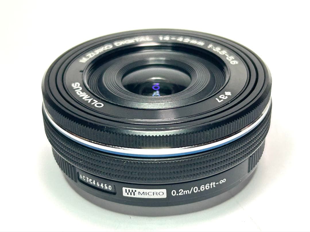 OLYMPUS 14-42mm f3.5-5.6 EZ 【動作品】ブラック450