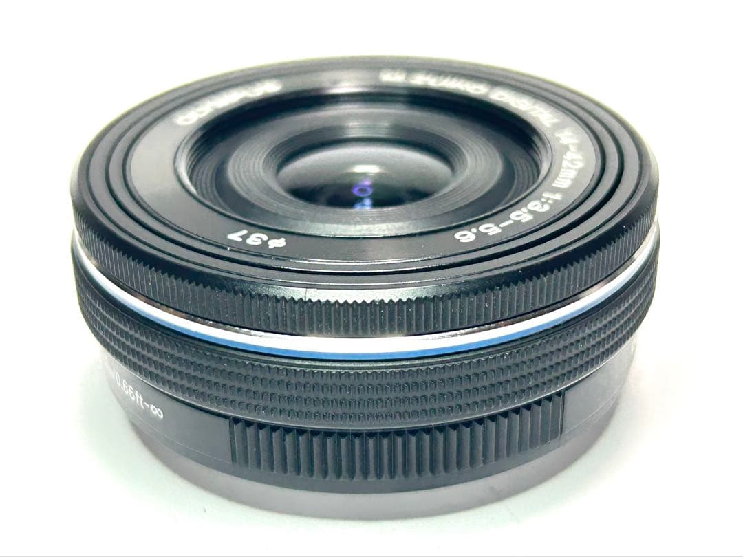 OLYMPUS 14-42mm f3.5-5.6 EZ 【動作品】ブラック450