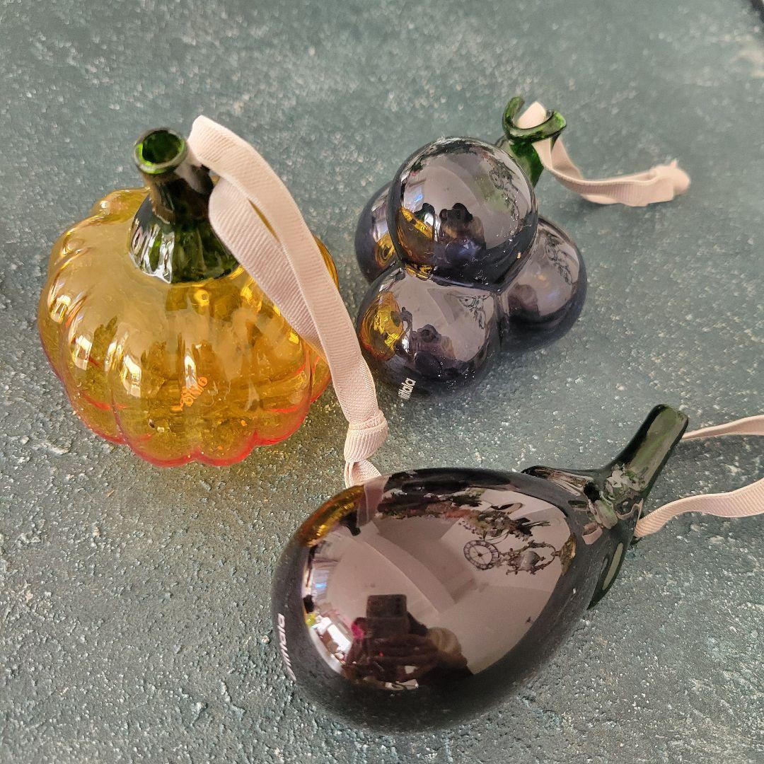 最終値下げ iittala イッタラ ガラス製 オーナメント野菜 セット 廃盤