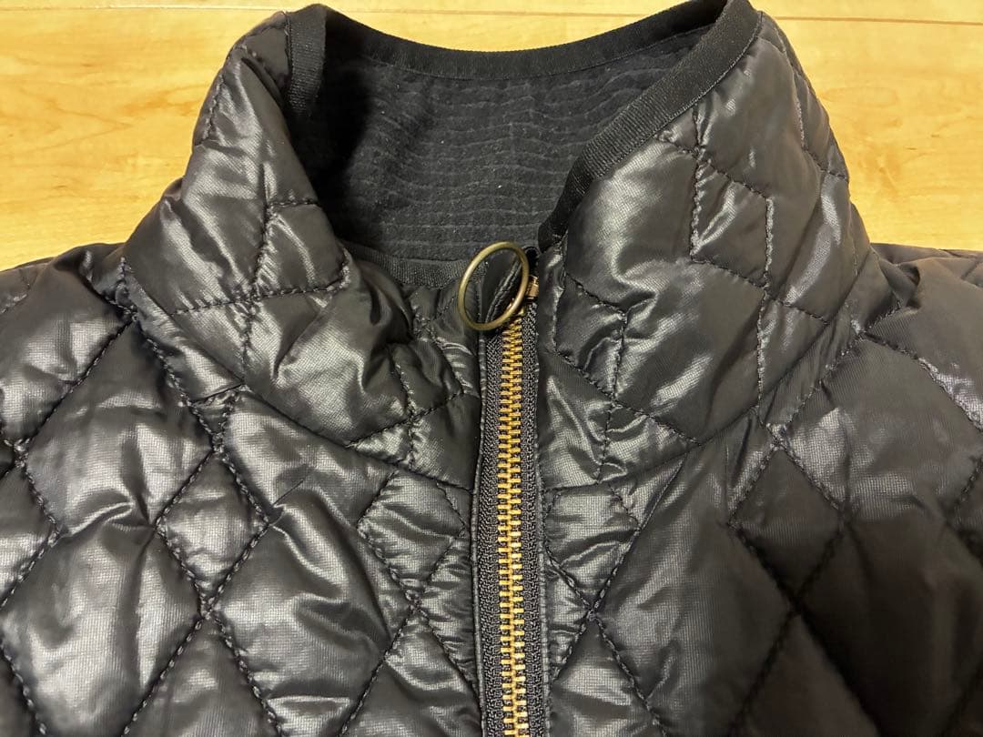 charbon LIMONTA CHAMBRAY NYLON PUFF VEST