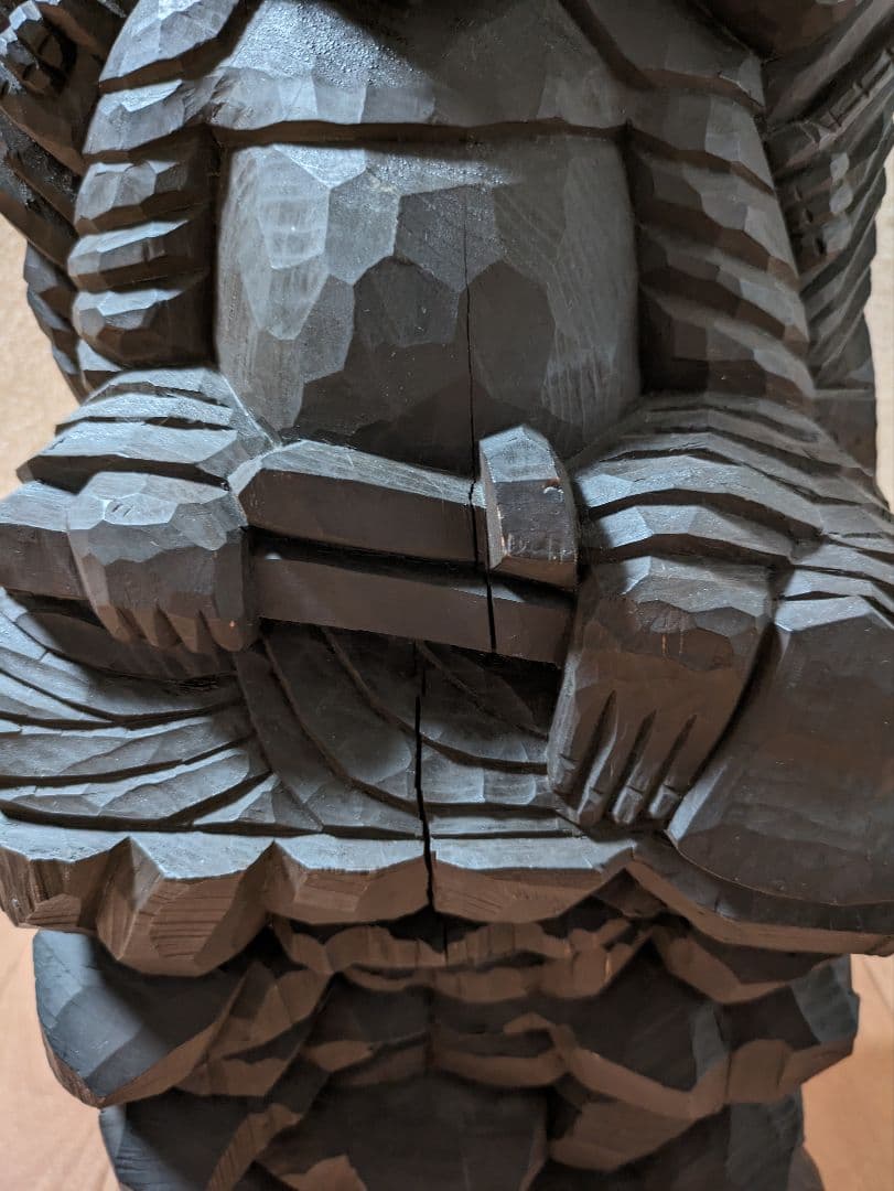 天球多層球、馬の彫刻 大小2球オブジェ 凡そ高さ約27cm球8cm大 象牙の