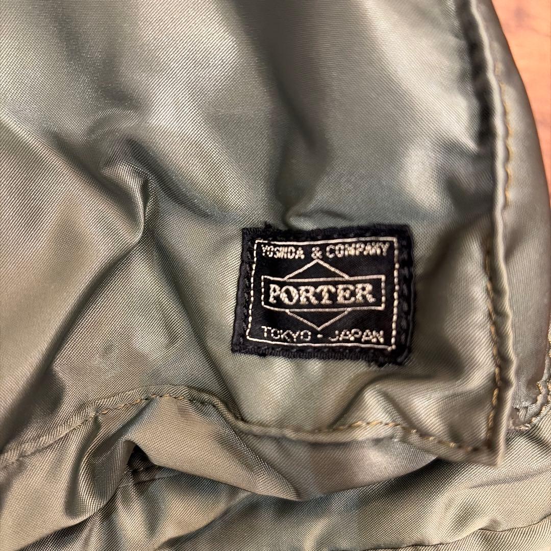 1/9まで値下げ 旧型 PORTER タンカー 2wayバッグ オリーブ