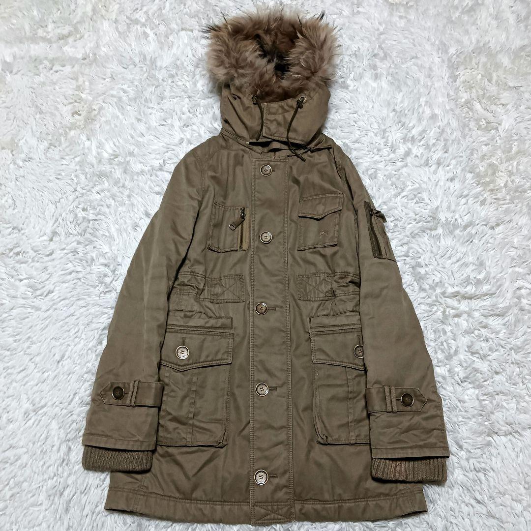 バーバリーブルーレーベル モッズコート ミリタリージャケット リアル