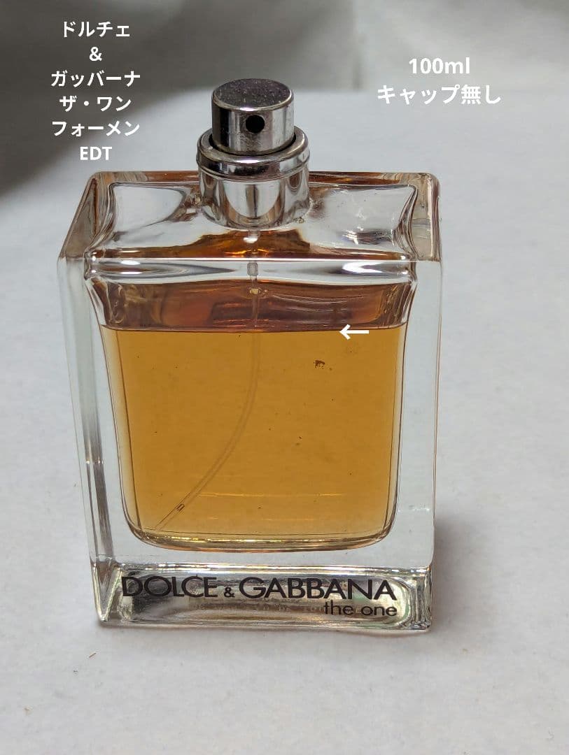 ドルチェ＆ガッバーナザ・ワンフォーメンオードトワレ100mlキャップ