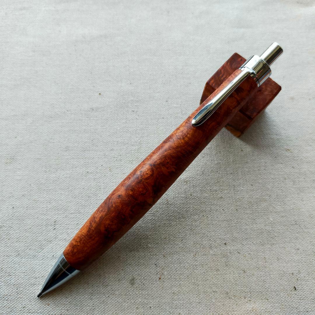 本花梨瘤 葡萄杢】 工房楔監修 加藤金属 KATO201、202用 木軸のみ