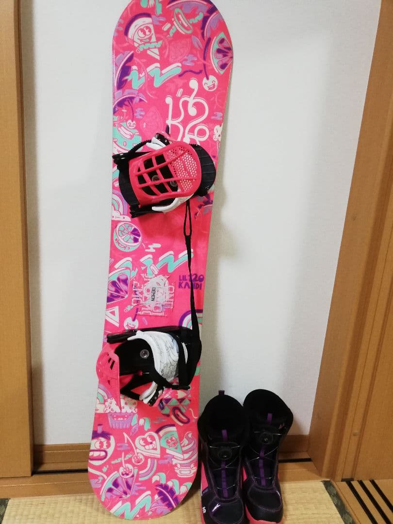 K2 子ども用スノーボードセット ボード120cm ブーツ22cm