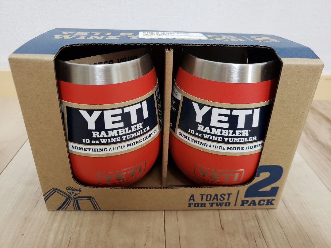 YETI 10oz ワインタンブラー 2個セット YETI（イエティ） 【並行輸入品】イエティ ランブラー 10oz ワイン