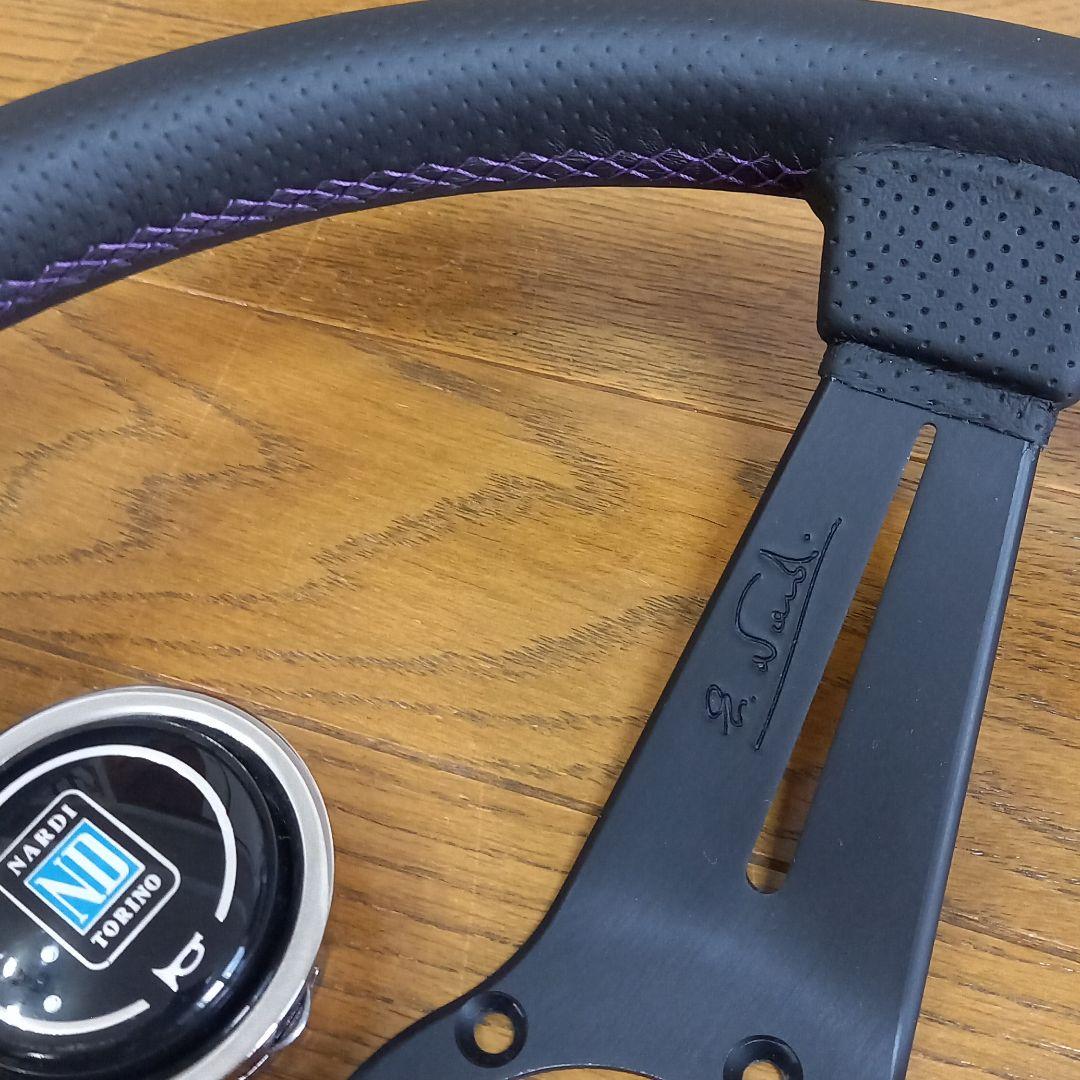 ナルディ340 パープルクロスステッチ 正規品 2021限定モデル 34パイ